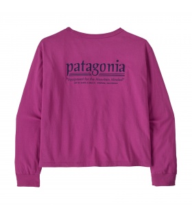 Блуза Patagonia Long-sleeved Easy Cut T- Shirt - Hut Tripper W's