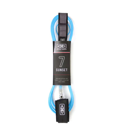 Ocean + Earth Sunset Moulded Leash 7ft
