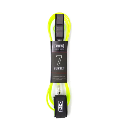 Ocean + Earth Sunset Moulded Leash 7ft