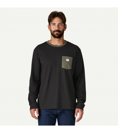 Блуза Patagonia Long Sleeve Shop Sticker Pocket Responsibili-Tee M's