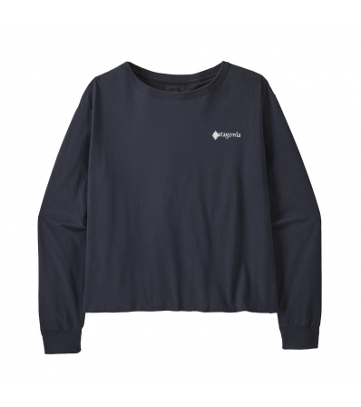Блуза Patagonia Long-sleeved Easy Cut T- Shirt - Hut Tripper W's