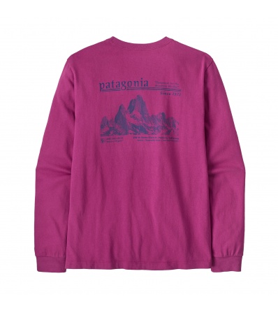 Блуза Patagonia Long-sleeved Midweight Hut Tripper Skyline T- Shirt M's