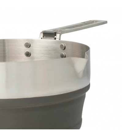 Съд за готвене Sea To Summit Detour Stainless Steel Collapsible Pot 1.8l