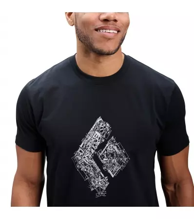 Тениска Black Diamond Engineered Diamond SS Tee M's