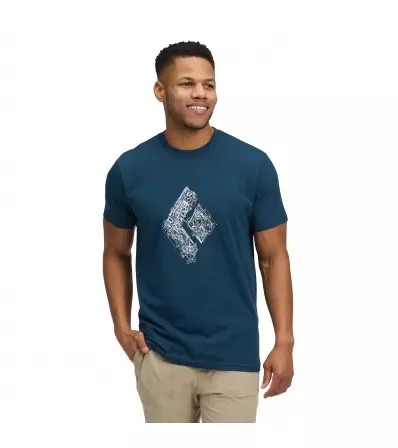 Тениска Black Diamond Engineered Diamond SS Tee M's