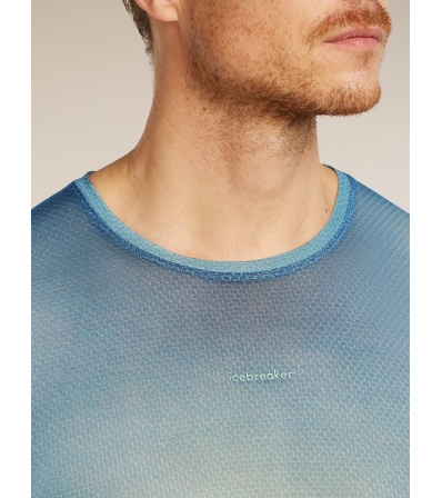 Тениска Icebreaker Merino Blend 75 Cool-Lite Featherlight SS Crewe AOP M's