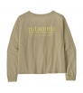 Блуза Patagonia Long-sleeved Easy Cut T- Shirt - Hut Tripper W's